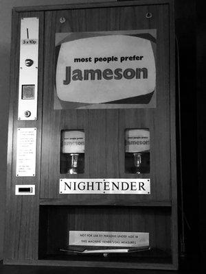 Vintage Jameson shot vending machine(not in use)