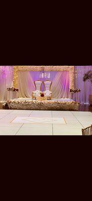 Bride and groom special sitting area