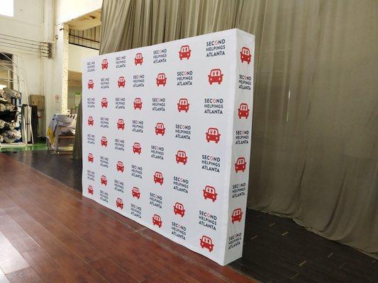 10ft Fabric Pop Up Banner