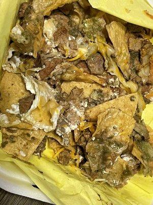 Super Nachos w/Carne Asada