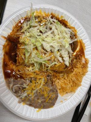 Relleno & Enchilada Plate