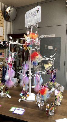 Beautiful Crystal Creations in our gift shop.