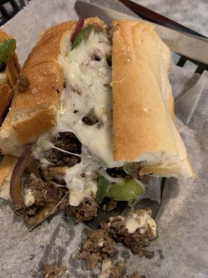 Philly cheesesteak, yummy