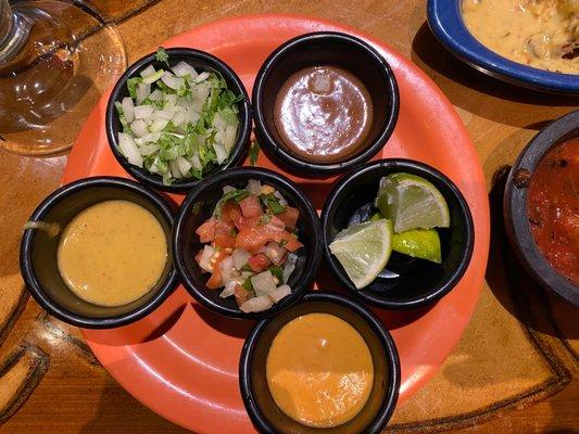 With COVID, the salsa bar isn't open but please ask your server for a sampling!