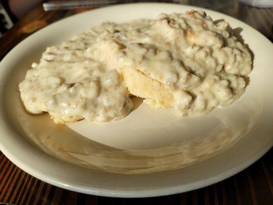 Biscuits and gravy