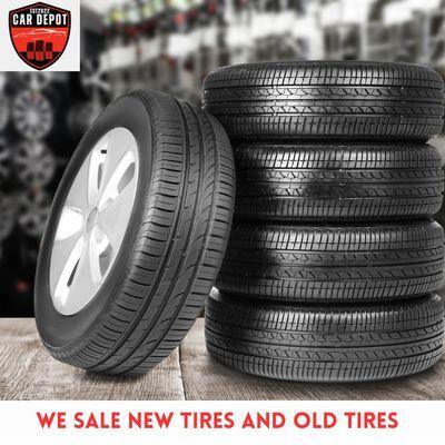 WE SALE NEW TIRES AND OLD TIRES.
  + 
https://cardepotct.com/