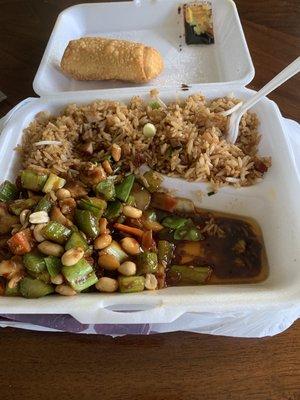 Kung Pao Chicken with extra grease