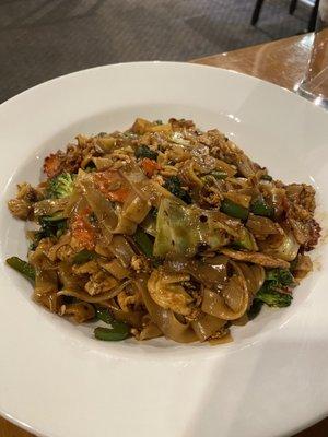 Pad Kee Mao with chicken