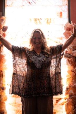 Enjoy the beautiful energy of the Salt Room of Sedona Infinity Spa