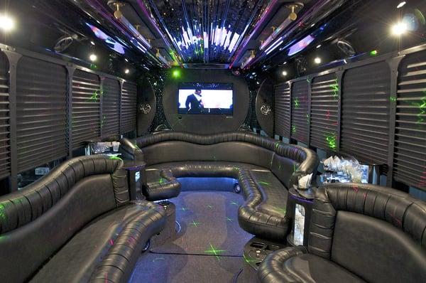 Ultimate Party Bus Interior