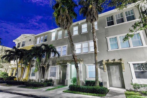 (2) of the units we sold on Amador lane #3 & #4 in under 1 week combined - twilight shot