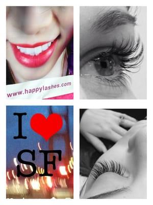 Top and bottom lashes