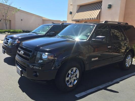 Luxury Black SUVS