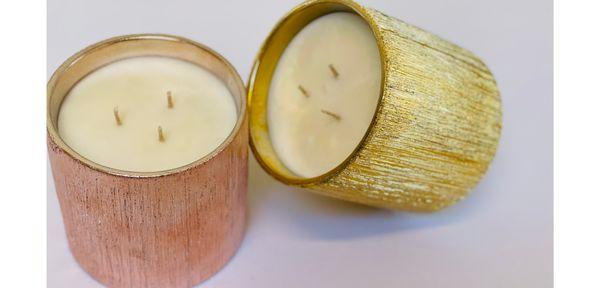 Rose/Yellow Gold Candles.