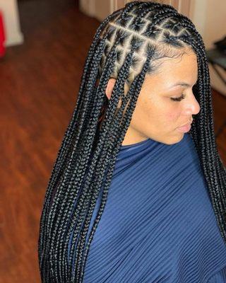 Knotless braids