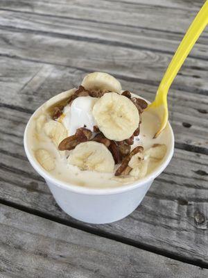 Turtle sundae w/banana