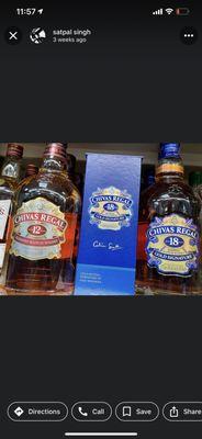 Collection of Chivas