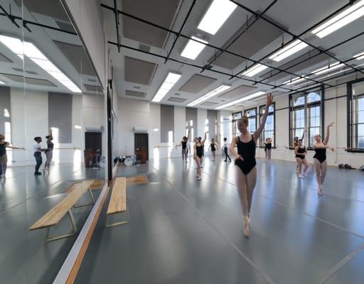 Dance Studios with Marley Flooring