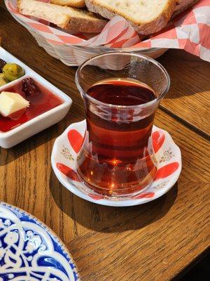 Turkish tea, very good