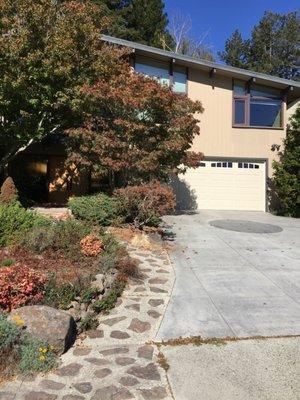 AFTER ~ with NEW steel insulated rollup garage door~!* HOMEOWNERS ARE VERY HAPPY!! THANK YOU LARRY!!