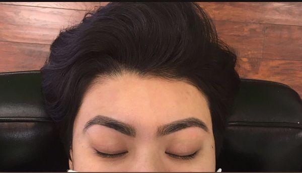 Beautiful eyebrow threading done at Omni