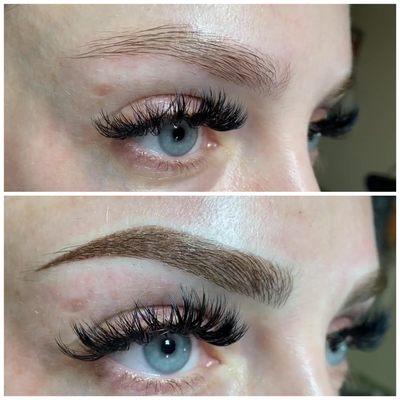 Microshading brows