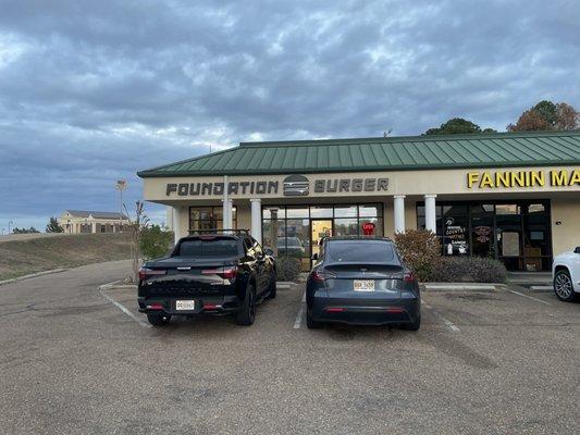 Front of restaurant