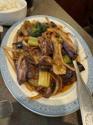 Chinese Eggplant with Garlic Sauce