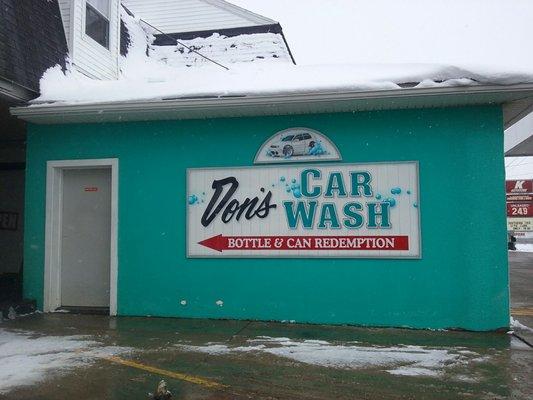 Can redemption, car wash, detailing, gas station, and convenience store