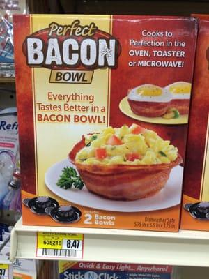 What the? A bacon bowl?