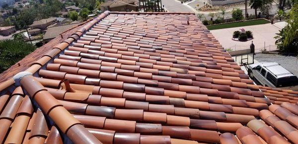 2 piece clay tile. San Diego, CA