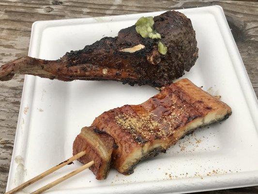 Lamb Chop and Eel