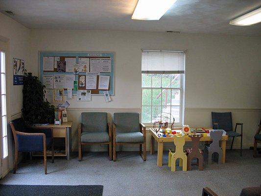 Part of the pediatric area in our Blacksburg clinic