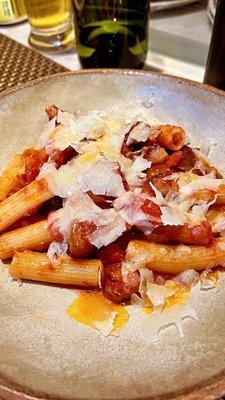 Rigatoni Pasta amatriciana