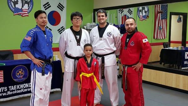 Yellow Belt Graduation Ceremony w/Instructors