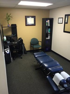 Chiropractic Treating Room