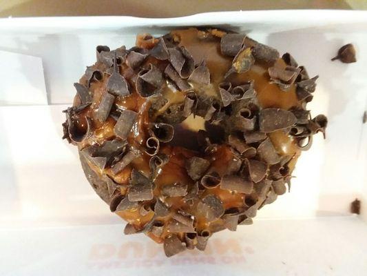 Caramel Chocoholic donut,  only until 1/27/19!