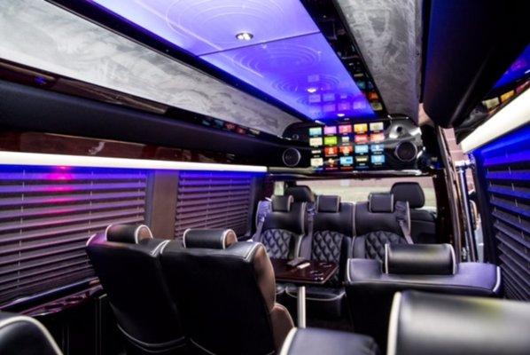 Executive Sprinter limo van rental