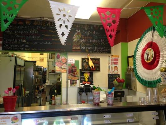 A great and tasty menu with Mexican decoration. Really amazing ingredients!