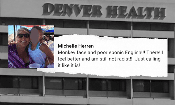 Dr. Michelle Herren - Anesthesiologist fired from Denver Health for racist comments about former FLOTUS now works here!!!!