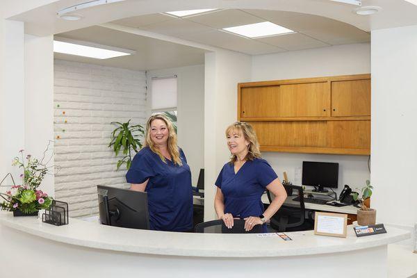 Ashley and Susan, our Front Office Team!