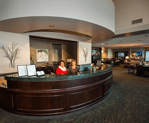 Reception desk