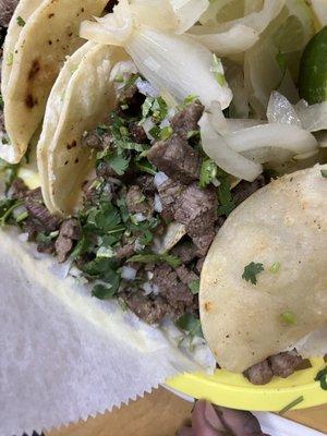 Steak tacos