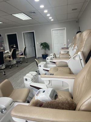 Pedicure section