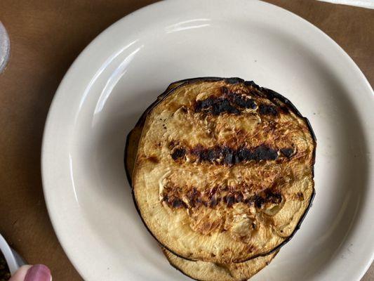 Roasted eggplant