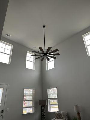 Main entry fan