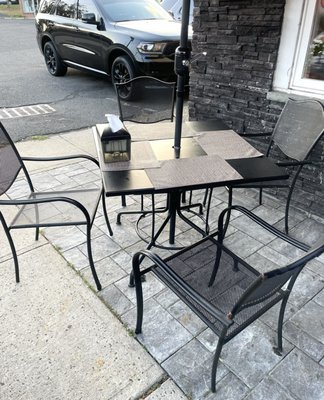 Outdoor seating