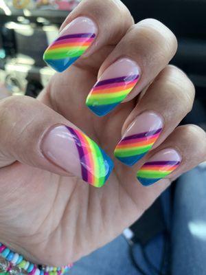 Rainbow Nails