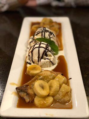 Bananas Foster Crepes