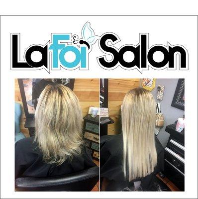 Invest In Your Hair!! You Wear It Everyday!! (806) 771-4545 http://www.lafoisalon.com #stellarextensionslubbock